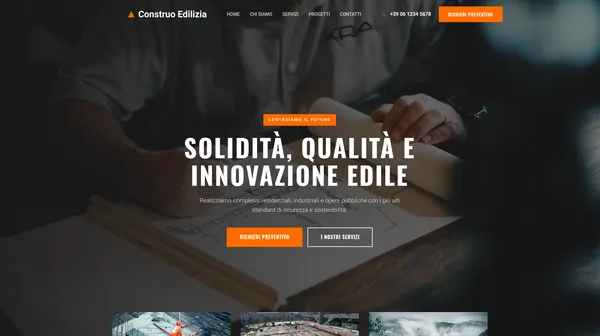 Consegna Sito Web - Template Esempio